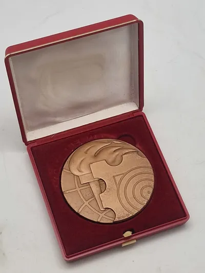 bronzemedalje fra den internationale frimærkeudstilling HAFNIA 76.
