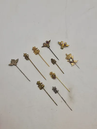 Samling diverse pins