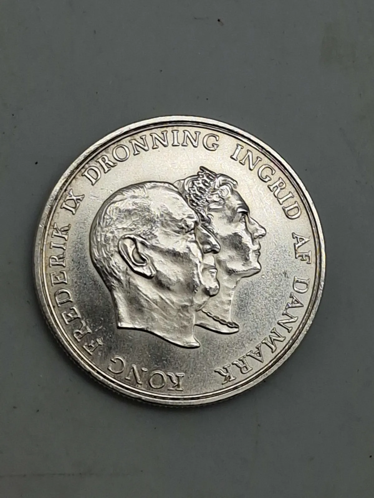 dansk 5-kroner erindringsmønt fra 1960