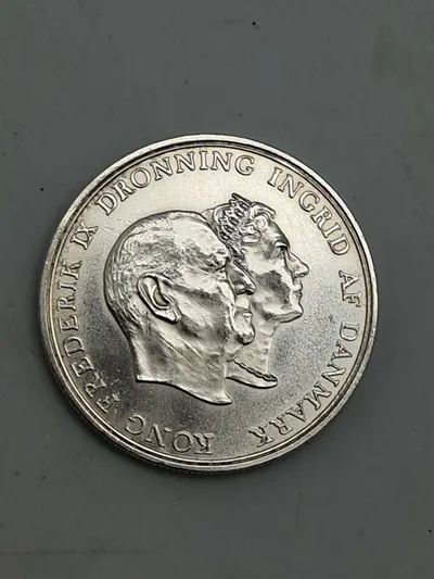 dansk 5-kroner erindringsmønt fra 1960