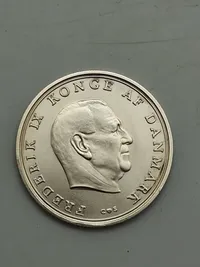 dansk 10-kronemønt, der blev udgivet i anledning af Prinsesse Benediktes bryllup den 3. september 1968.
