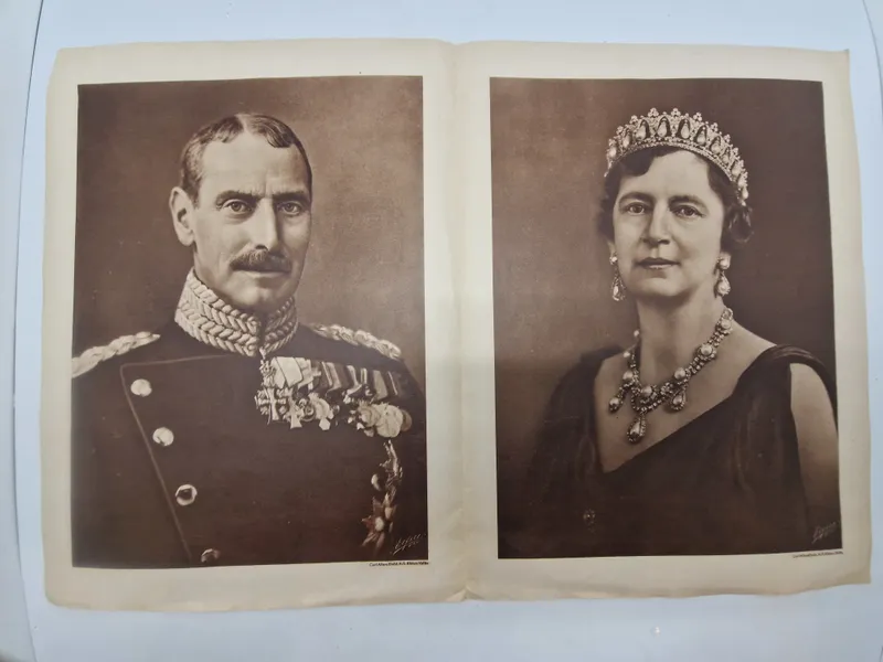 Christian X med dronning