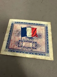 Original US D dag pengeseddel 1944, frankrig