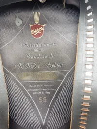 Original Bundeswehr kavaleri kasket