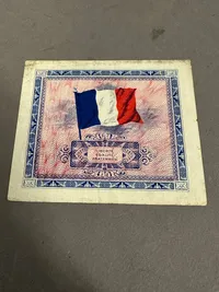 Original US D dag pengeseddel 1944, frankrig