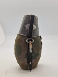 Original DDR feltflaske i den sjældne Blumentarn camouflage
