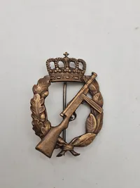Originalt Dansk skydemærke fra brigaden i Sverige WW2