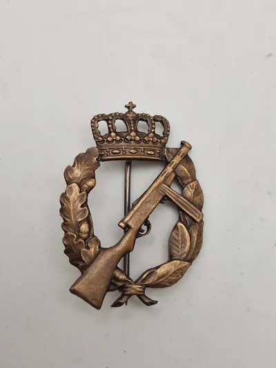 Originalt Dansk skydemærke fra brigaden i Sverige WW2