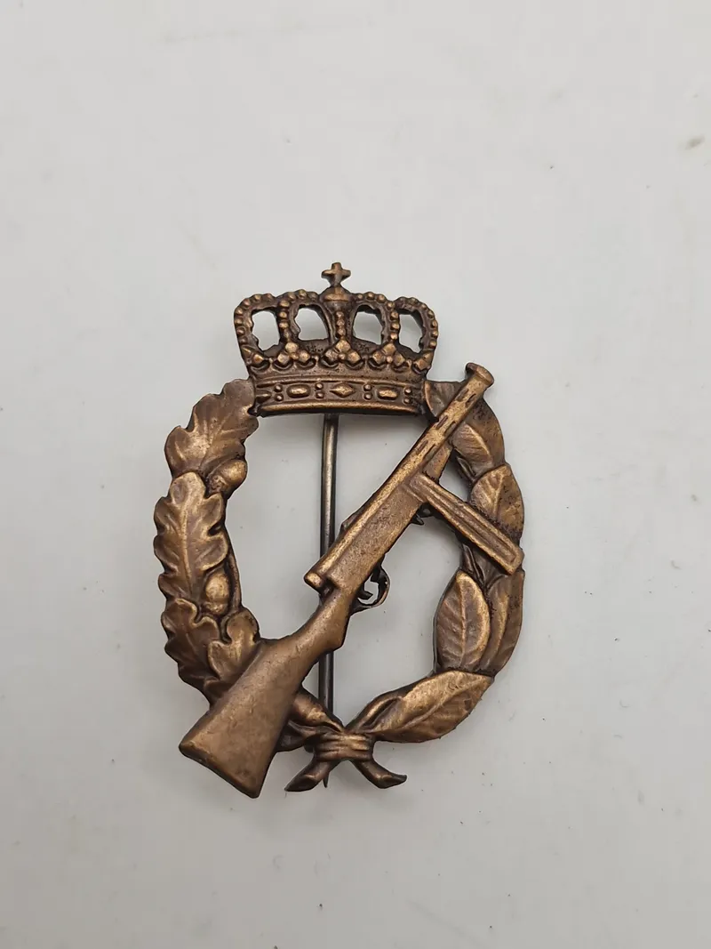 Originalt Dansk skydemærke fra brigaden i Sverige WW2