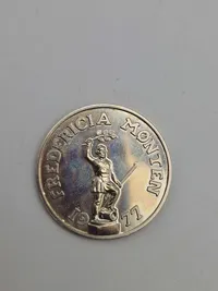 Fredericia mønten 1977 925 Sterlingsølv