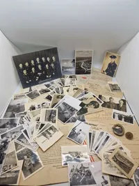 Stort originalt Kriegsmarine lot fra samme mand , Badge efter 45