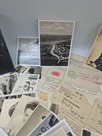 Stort originalt Kriegsmarine lot fra samme mand , Badge efter 45