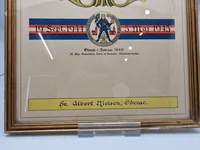 Originalt æresbevis fra modstandsmand