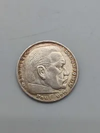 Original 5 Reichmark fra 1938 - sølv