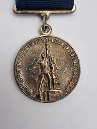 Original russisk pin og medalje