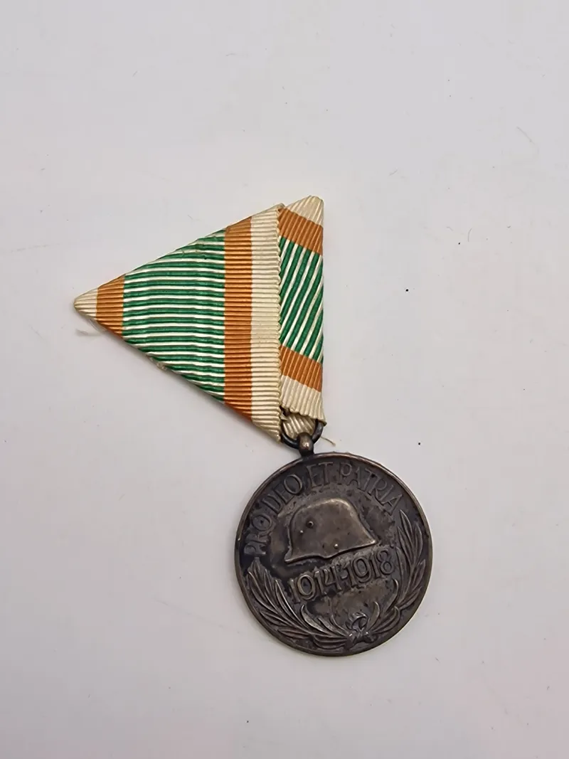 Austria-Hungary WWI Rare Medal Pro Deo Et Patria 1914-1918