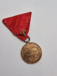 HÆRMEDALJE - ØSTRIG-UNGARN 1898 KEJSER FRANZ-JOSEF FØR 1. KRIG VÆBNEDE STYRKER