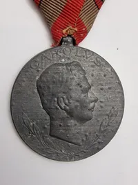 Original Verwundetenmedaille fra Østrig-Ungarn, etableret i 1917 af kejser Karl I.