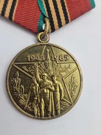 Original jubilæumsmedalje "Fyrre års sejr i Den Store Fædrelandskrig 1941-1945".