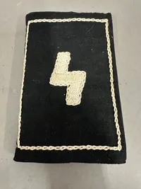 Original Deutsches Jungvolk notesbog med broderet rune