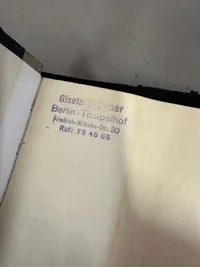 Original Deutsches Jungvolk notesbog med broderet rune