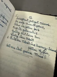 Original Deutsches Jungvolk notesbog med broderet rune