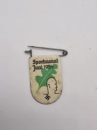 Original pin og diplomat knap (NSDAP)