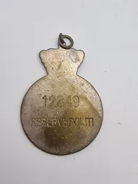 Originalt M/38 politi skilt og originalt skilt fra CB politi - ww2