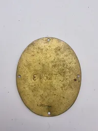 Originalt M/38 politi skilt og originalt skilt fra CB politi - ww2