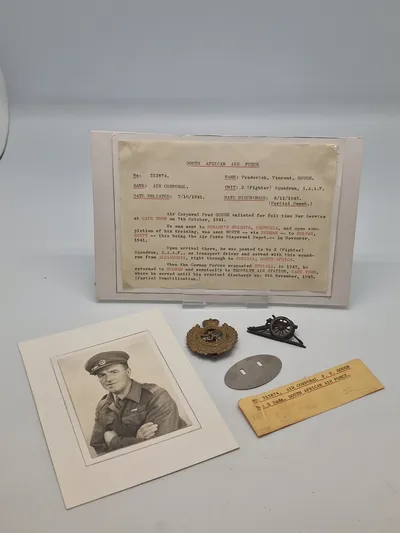 Originalt WW2 lot fra Engelsk soldat