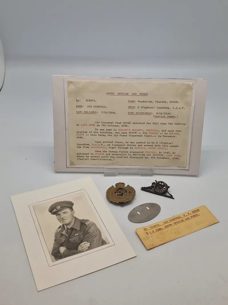 Originalt WW2 lot fra Engelsk soldat