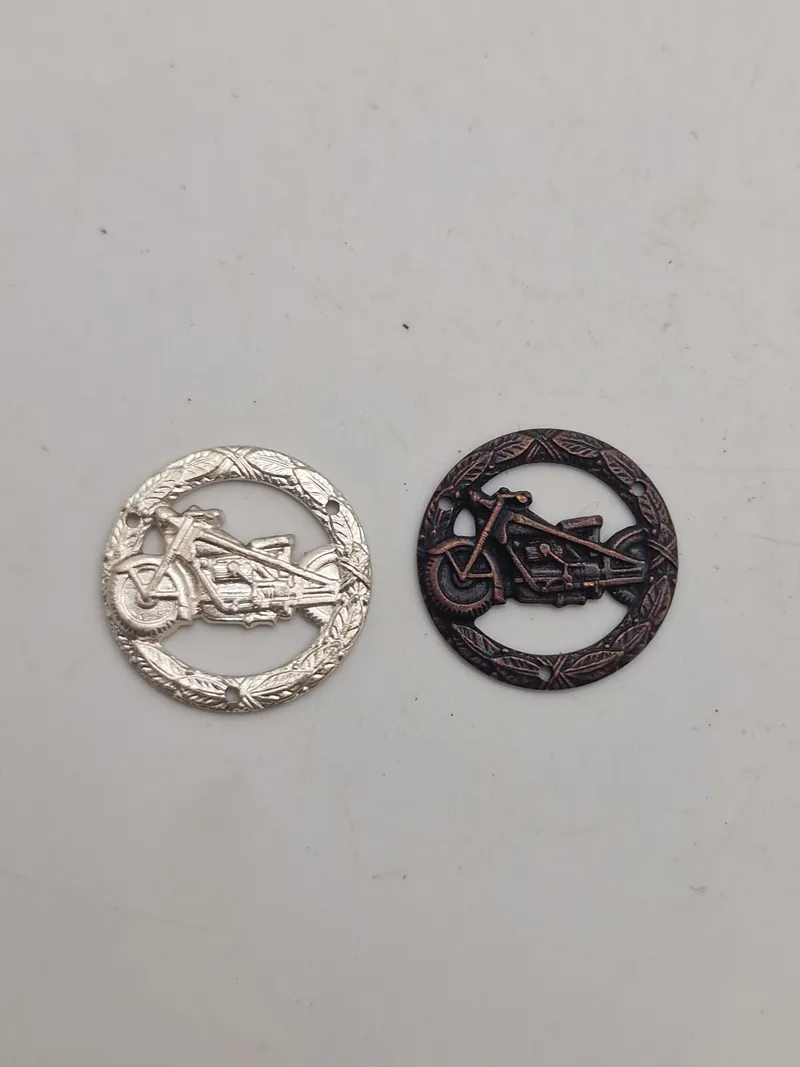 Originale duelighedstegn - Bronze & Sølv  (Motorcykel)
