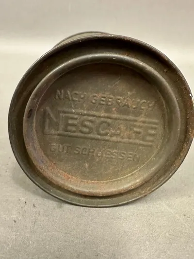 Original Tysk WW2 Wehrmacht Nescafe dåse, sjælden