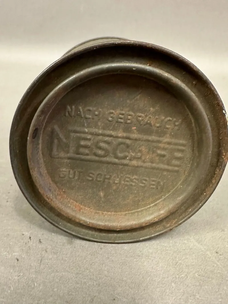Original Tysk WW2 Wehrmacht Nescafe dåse, sjælden