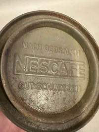 Original Tysk WW2 Wehrmacht Nescafe dåse, sjælden