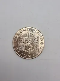 Original 6 juli mønt (1849-1974) sterlingsølv