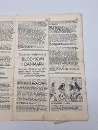 Originalt illegalt blad, og Kong Christian X oplukker