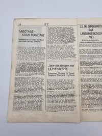 Originalt illegalt blad, og Kong Christian X oplukker