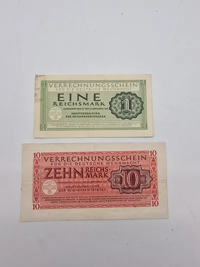 Originale tyske Wehrmacht pengesedler