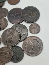 Samling originale danske “Delfin” mønter