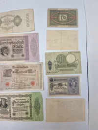Originale tyske pengesedler fra 1920’erne