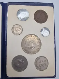 Originalt dansk møntsæt fra 1960