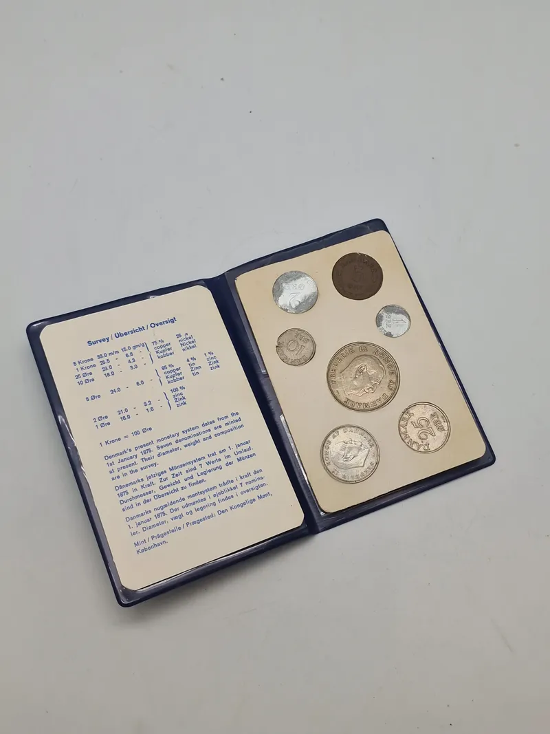 Originalt dansk møntsæt fra 1960