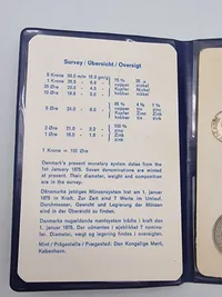 Originalt dansk møntsæt fra 1960