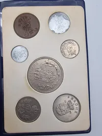 Originalt dansk møntsæt fra 1960