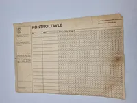 Originalt lot på modstandsmand som har siddet i KZ-lejr, tilknyttet Værløse flyvestation mm og som efterfølgende har arbejdet som langturs chauffør og har modtaget en fransk belønning for dette