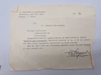 Originalt lot på modstandsmand som har siddet i KZ-lejr, tilknyttet Værløse flyvestation mm og som efterfølgende har arbejdet som langturs chauffør og har modtaget en fransk belønning for dette