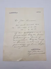 Originalt lot på modstandsmand som har siddet i KZ-lejr, tilknyttet Værløse flyvestation mm og som efterfølgende har arbejdet som langturs chauffør og har modtaget en fransk belønning for dette