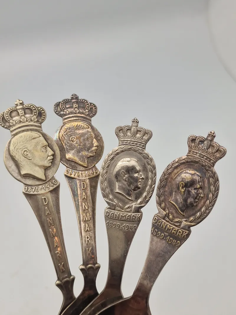 Lot royale skeer - pletsølv