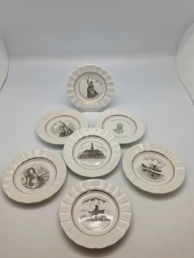 Samling søværns plaketter - Royal Copenhagen